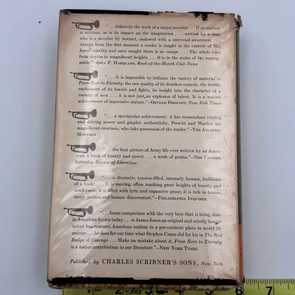 From Here to Eternity:  James Jones, 1951 Scribner's Book Club Edition Movie